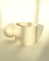Image 4 of Sphere Mug, Ivory