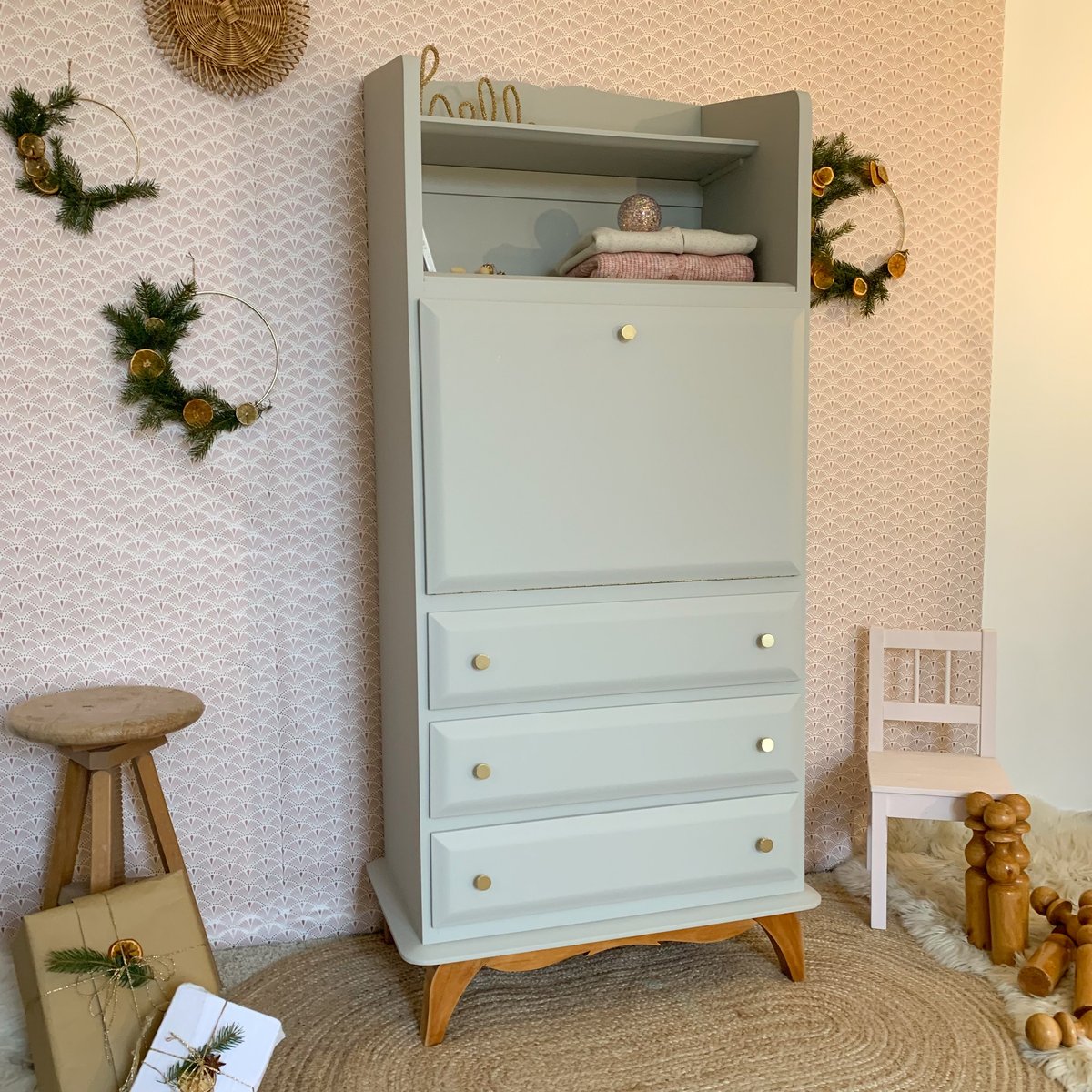 Image of VENDUE/SOLD OUT Commode Bibliothèque Palmette