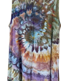 Image 8 of S Jersey Knit Pocket Tank Dress in Earthy Spiral Ice Dye