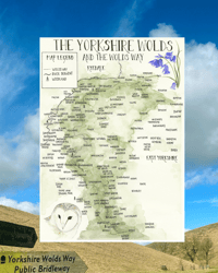 Yorkshire Wolds Print - A3  copy