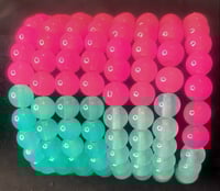 Image 3 of 2 toned glass beaded bracelets