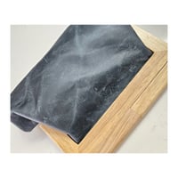 Image 5 of *NEW* Denim Leather & Timber Clutch