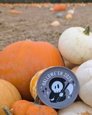 Image of Hallowe'en 2025 Grim Reaper patch / badge