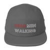 Dead Men Walking Font Logo Five Panel Cap