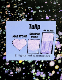 Image 10 of Tulip Half Pan Watercolor From the Spring Fever Palette 