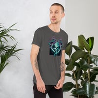 Image 20 of Kraken Style Colorful Skull Unisex t-shirt