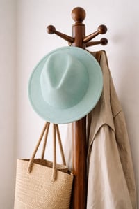 Image 1 of Fedora (light aqua)