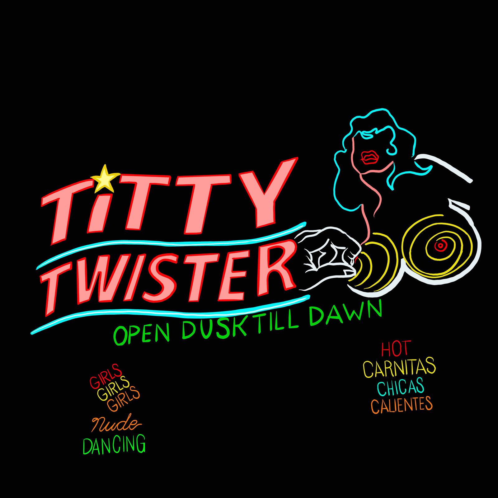 Titty twister Art | NIGHTJUNKIE CLOTHING