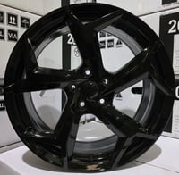 18" BONNEVILLE STYLE ALLOY WHEELS FITS 5X112 ET45 BLACK