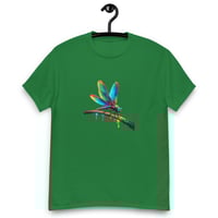 Image 10 of Unisex classic tee, Luminous Dragonfly on Branch Tee