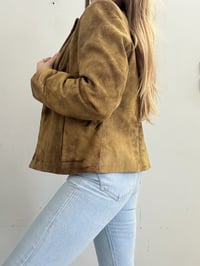 Image 7 of Vintage brown suede jacket // M 