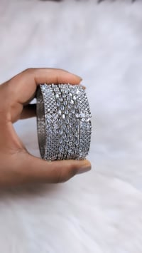 Image 1 of 8 Pieces American Diamond Bangles Set_GPB_1239