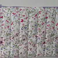 Image 3 of Little Wildflowers Handmade Quilted Makeup Bag 