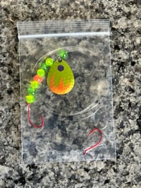 Orange flame harness