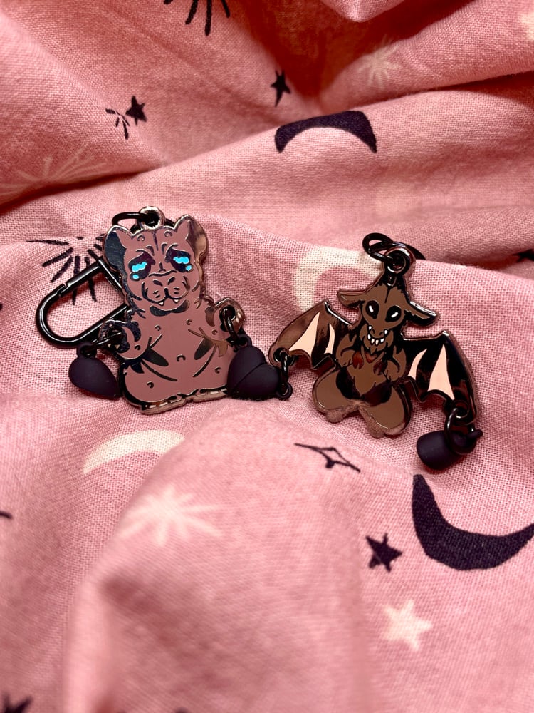 Couple Me Cryptids Keychains