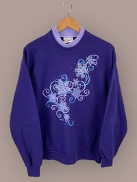 Image 1 of Vintage Morning Sun Double Collar Sweater (Large)