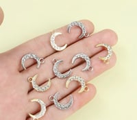 Image 2 of Rhinestone Crescent Moon