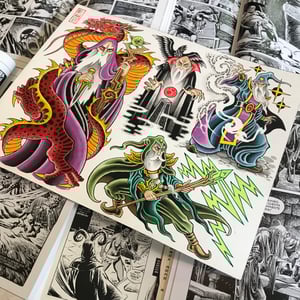 Image of Wizards Babes and Barbarians 1 ( three Sheet Flash set) 