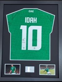 Signed Framed Adam Idah Ireland Shirt