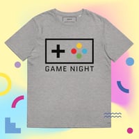 Image 3 of Game Night Unisex Organic Cotton T-shirt