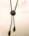 Black CC Necklace 