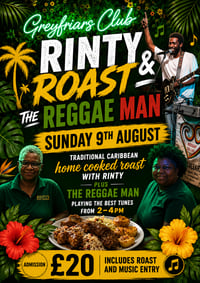 Rinty’s Roast & Reggae Man