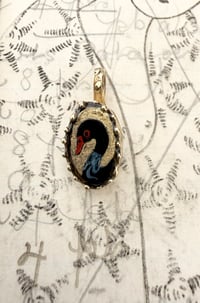 Image 1 of Small Black Swan Pendant 