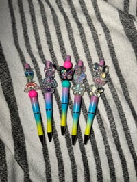 Image 2 of Beaded Pens w Charms (spring/summer)