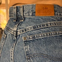 Image 5 of Vintage High Waisted Lee Women’s Denim Jeans - Size 12 M  