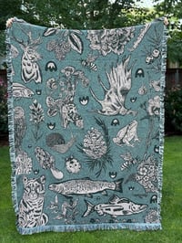 Image 2 of Woodland Woven Blanket PRE ORDER