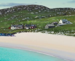 Image of Hushinish thistles Harris giclee print