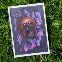 Image 1 of Blind Monkey A4 Print