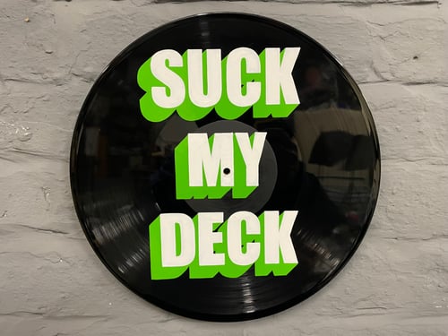 Image of Suck My Deck 12 Inch Vinyl Green/White