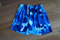 Image 1 of Blue Camo LIFTED Mesh Shorts