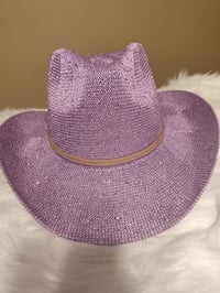 Image 2 of PURPLE REIGN SEQUIN HAT