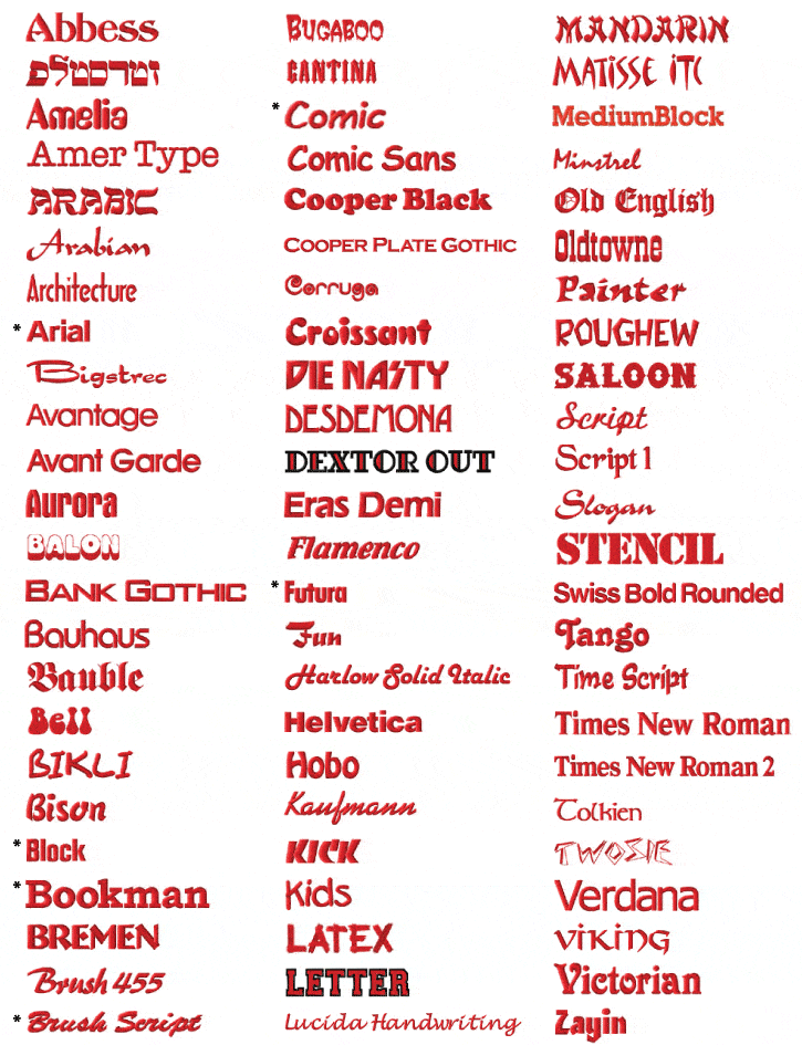 Image of Embroidered denim aprons personalised 