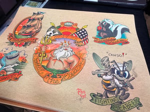 Image of Entire Disney Inspired Flash 40 Sheets 11x14”