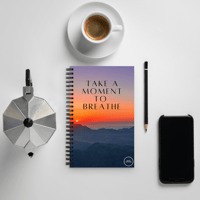 "Take A Moment To Breathe" Notebook