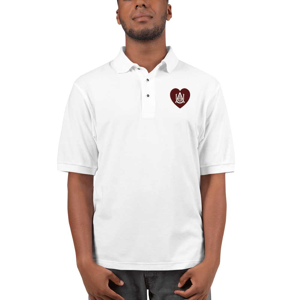 Image of AAMU LOVE Embroidered Polo 