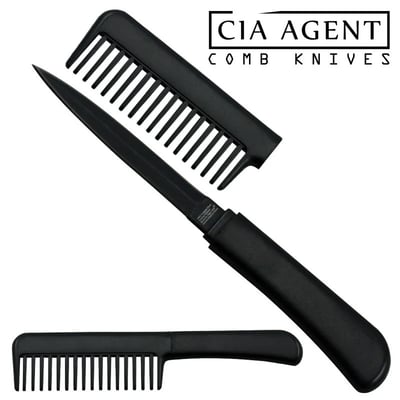 Image of CIA Agent Comb Knife (Black)
