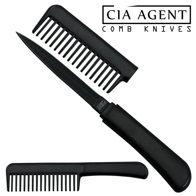 Image of CIA Agent Comb Knife (Black)