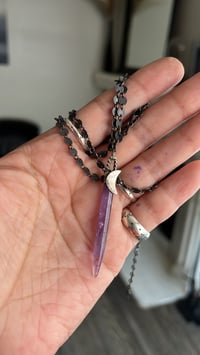 Image 1 of Amethyst spike pendant