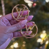 Image 7 of EXCLUSIVE GOLD HOOP EARRINGS