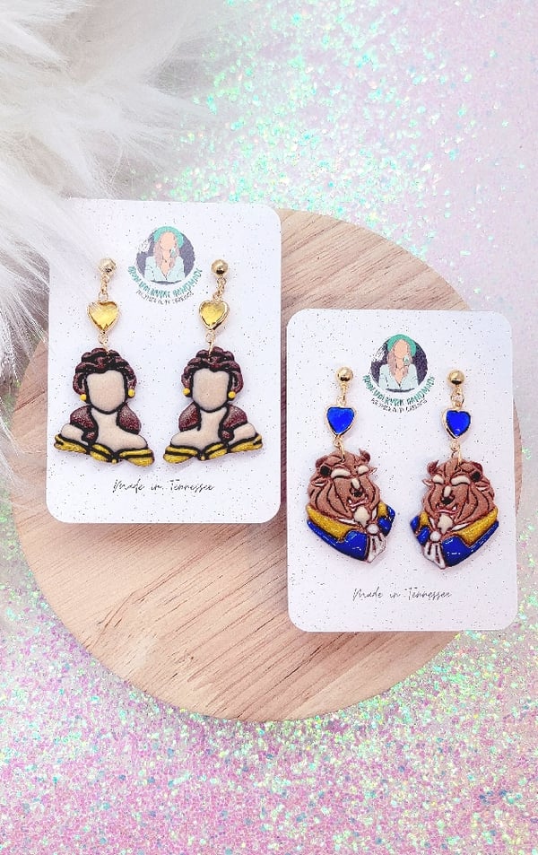 Image of Rose Princess Earrings