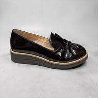 Image 1 of DJANGO & JULIETTE OCLEM CHOCOLATE WRINKLE PATENT