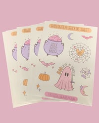 Image 1 of SECONDS Halloween sticker sheets