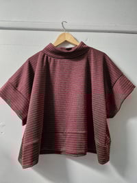 Squared Top- pink and bronze 