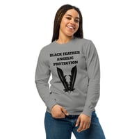 Image 13 of Women BLACK FEATHER Garment-dyed heavyweight long-sleeve shirt