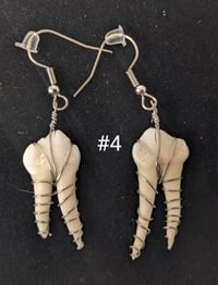 Image 4 of Small Deer Molar Earrings