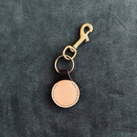 Image 3 of The Round Key Fob - Brown & Tan (patch)
